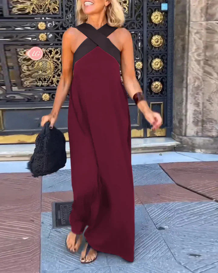 Lucía | Vestido largo con escote cruzado