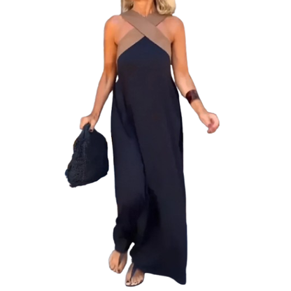 Lucía | Vestido largo con escote cruzado