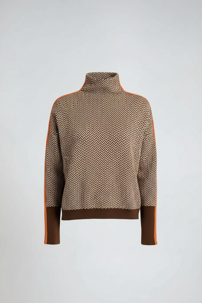 AMAYA - Suéter de cuello alto de diseño