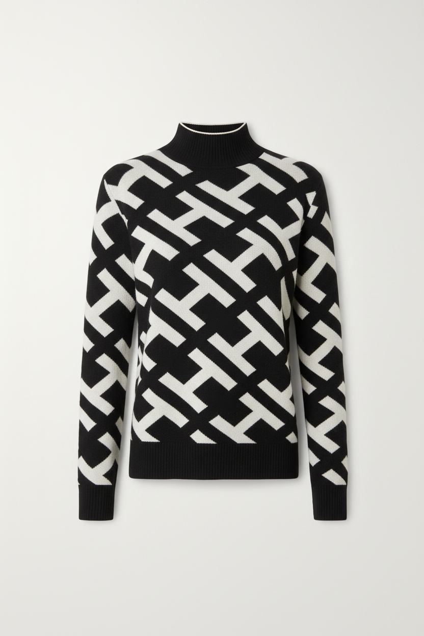 Eva™ - Suéter Geométrico