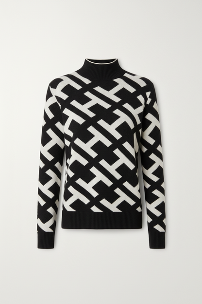 Eva™ - Suéter Geométrico