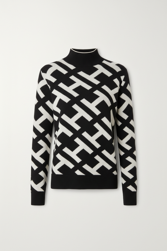 Eva™ - Suéter Geométrico