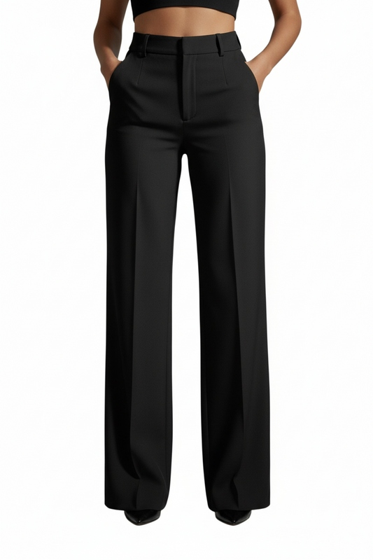 Mery | Pantalones de traje de mujer de cintura alta